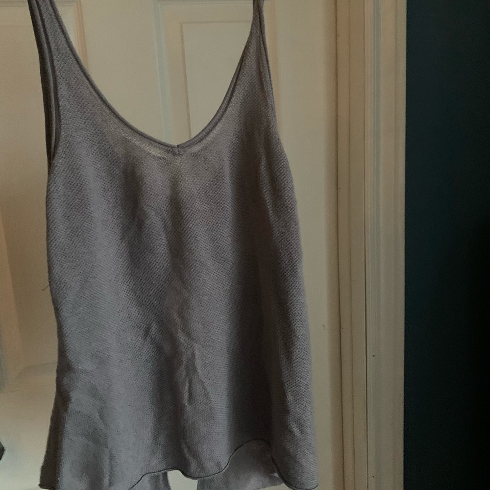 Lululemon tie back knitted tank